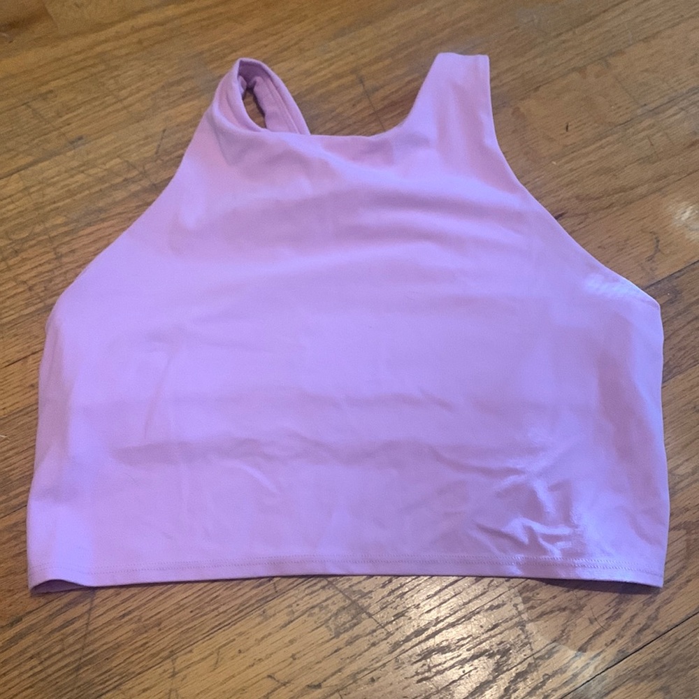 Athleta crop top bra size M